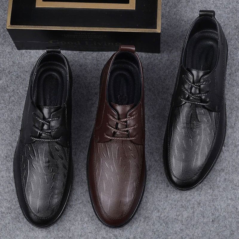 Chaussures Habillées en Cuir Véritable pour Hommes