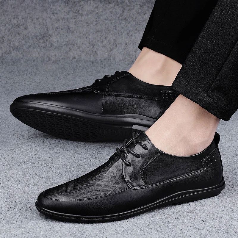 Chaussures Habillées en Cuir Véritable pour Hommes