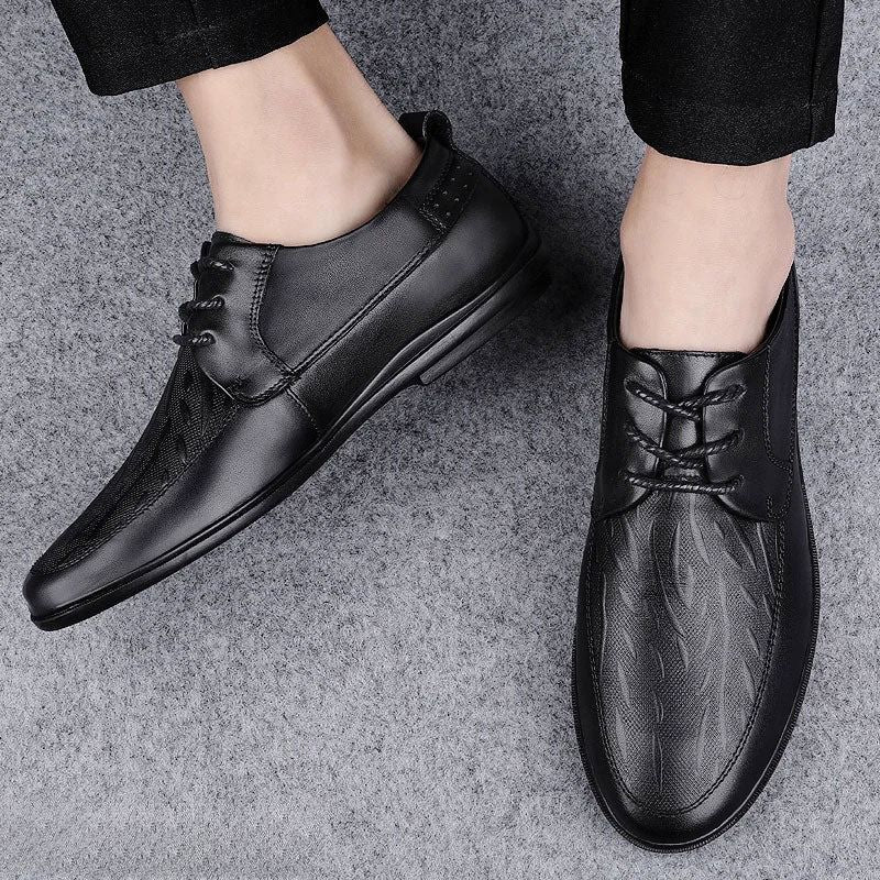 Chaussures Habillées en Cuir Véritable pour Hommes